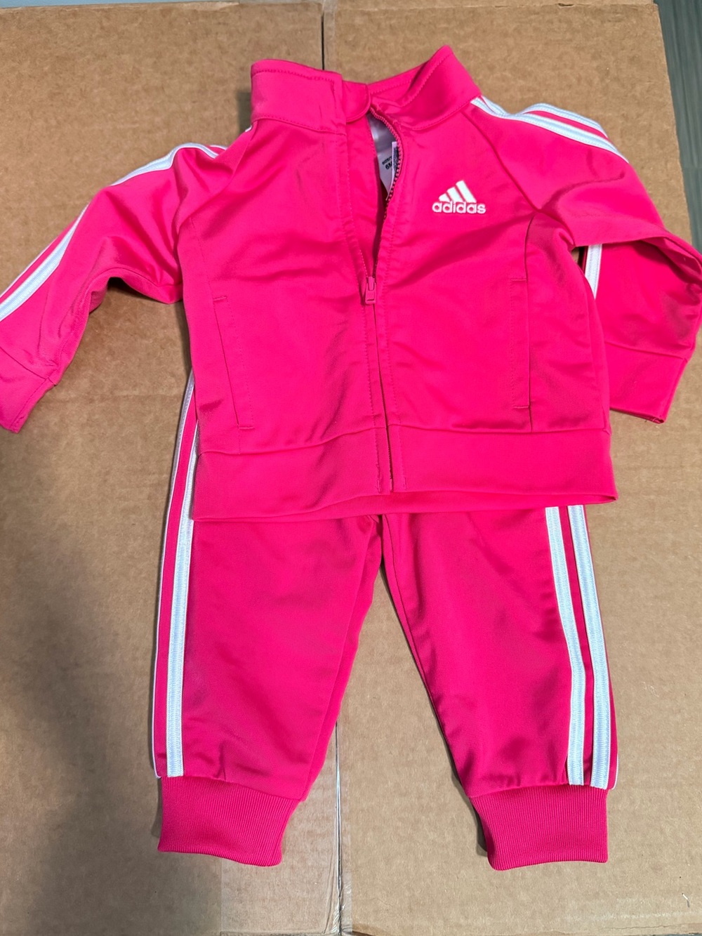 adidas Pink Baby Jacket